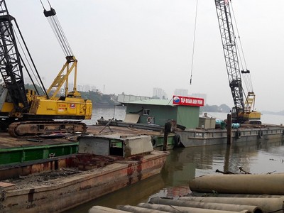 Thi công một gói thầu Dự án chống sạt lở bán đảo Thanh Đa.