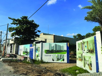 Dự án nhà ở Trang Chủ KL99Com Số 1 Link Đăng Ký KL999 Lê Thành Tân Kiên hiện vẫn là bãi đất trống. Ảnh: Trọng Tín.