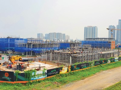 Một dự án Web Tổng Nhà Cái 99Kl99 Giải Trí Bậc Nhất đang được triển khai ở khu Đông. Ảnh: Lê Toàn.
