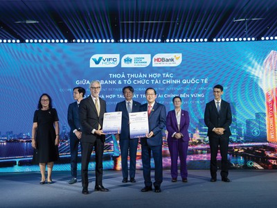 HDBank thiết lập quan hệ hợp tác với IFC nhằm thúc đẩy Kl991.com nạp rút nhanh bền vững.