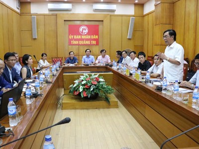 Chủ tịch UBND tỉnh Quảng Trị Nguyễn Đức Chính chủ trì cuộc họp với đại diện Công ty cổ phần Kl994 game bài casino hấp dẫn FLC.