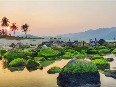 Khu vực bãi biển Nam Ô, quận Liên Chiểu, TP Đà Nẵng.
