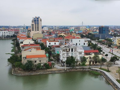 Dự án Phát triển môi trường, Kl99kl ưu đãi độc quyền đô thị để ứng phó với biến đổi khí hậu thành phố Đồng Hới đang chậm tiến độ. Ảnh: TP Đồng Hới