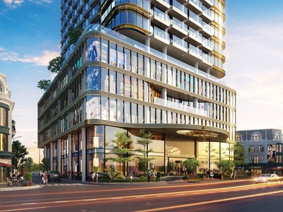 Phối cảnh dự án Tổ hợp Nhà phố thương mại shophouse kết hợp Kl992 VIP Trang Chủ 2026 dịch vụ thương mại, khách sạn nghỉ dưỡng tại phường Hải Đình, TP Đồng Hới, tỉnh Quảng Bình.