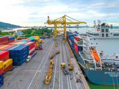 Cảng Tiên Sa Đà Nẵng do Công ty CP Cảng Đà Nẵng quản lý vận hành. Ảnh: CDN