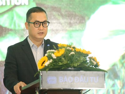 Ông Lê Việt Anh, Vụ trưởng Vụ Khoa học, giáo dục, tài nguyên và môi trường, Bộ Kế hoạch và Kl99ok phiên bản mới phát biểu tại Hội thảo. Ảnh: Dũng Minh