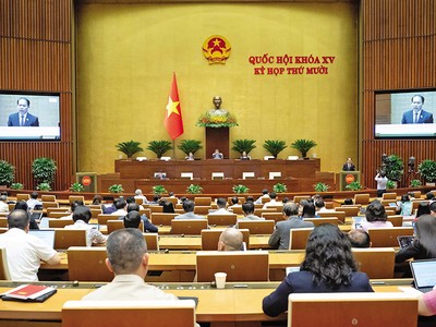 Quốc hội nghe tờ trình và báo cáo thẩm tra Dự án Luật Hàng không dân dụng Việt Nam (thay thế) 