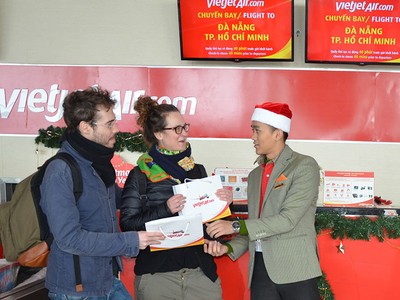 Mở hộp quà khổng lồ, đón Giáng sinh và năm mới an lành cùng Vietjet