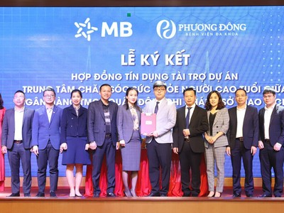 Link Vào Nhà Cái KL99 COM Tặng +199k thương mại cổ phần Quân Đội MB - Chi nhánh Sở Giao dịch và Công ty TNHH Tổ hợp y tế Phương Đông đã tổ chức lễ ký kết hợp đồng tín dụng tài trợ Dự án 'Trung tâm chăm sóc sức khoẻ người cao tuổi Phương Đông'