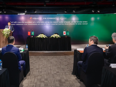VPBank bán 49% vốn điều lệ tại FE Credit cho Kl994 game bài casino hấp dẫn SMBC 