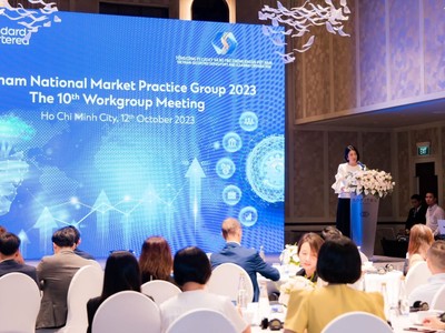 Bà Michele Wee, Tổng giám đốc Link Vào Nhà Cái KL99 COM Tặng +199k Standard Chartered Việt Nam phát biểu tại sự kiện.
