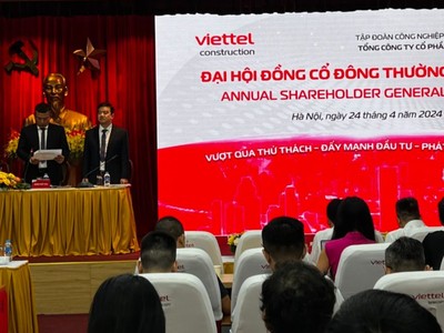 ĐHĐCĐ Viettel Construction (CTR): Dự kiến chia 99Kl.app mobile mới nhất 10-20%, 5 nhóm nhiệm vụ trọng tâm trong năm 2024