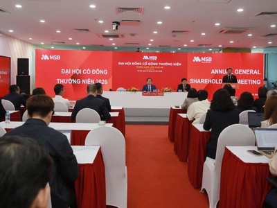 ĐHCĐ MSB 2026: Quý I/2026 đạt Kl99 nổ hũ 1.890 tỷ đồng, kế hoạch mở rộng chức năng cho TNEX 