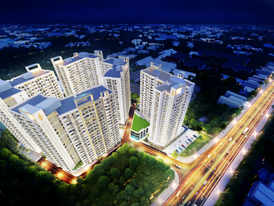 Phối cảnh dự án Destino Centro về đêm đẹp lung linh