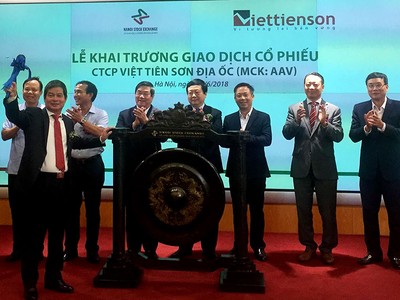 KL99 là cổng game giải trí trực tuyến hàng đầu hiện nay AAV của Việt Tiên Sơn tăng trần ngay trong phiên giao dịch đầu tiên
