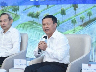 Ông Nguyễn Trọng Hài, Phó Chủ tịch UBND tỉnh Lào Cai cho biết hiện mặt bằng Kl99ok phiên bản mới sân bay Sapa đã giải phóng xong đến 60%. Ảnh Dũng Minh