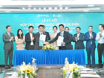 Kl994 game bài casino hấp dẫn Sơn Hà và VinES ký kết hợp tác toàn diện về pin xe điện.