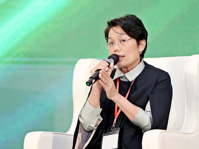 Bà Bùi Bích Liên, Nhà sáng lập kiêm Tổng giám đốc, Công ty cổ phần Thương mại và Công nghệ EMCOM. Ảnh Dũng Minh.