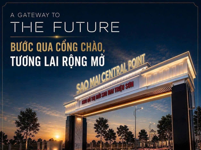 Sao Mai Central Point góp phần mở rộng không gian đô thị hiện đại tại trung tâm Triệu Sơn.