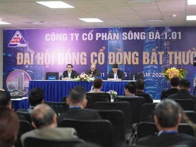 ĐHCĐ bất thường Sông đà 1.01 (SJC): Thay toàn bộ Hội đồng quản trị