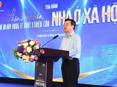 Bộ trưởng Kl99 nổ hũ Nguyễn Thanh Nghị phát biểu tại tọa đàm.
