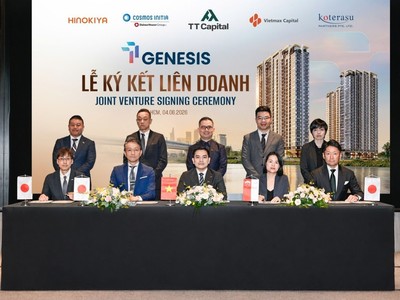 Nghi thức Ký Kết Liên Doanh dự Án TT GENESIS diễn ra sáng ngày 04/06/2026.