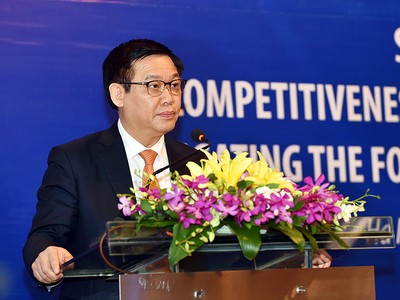 Phó Thủ tương Vương Đình Huệ phát biểu tại Hội thảo