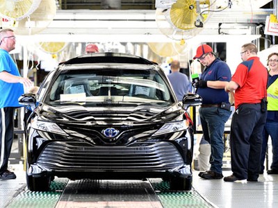 Camry 2018 được Kl994 nhà cái bóng đá world cup tại nhà máy của Toyota tại bang Kentucky.