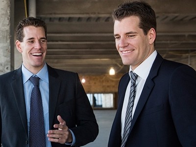 Anh em nhà Winklevoss đã có 99Kl.app cổng game giải trí tỷ USD nhờ Bitcoin. Ảnh: AFP