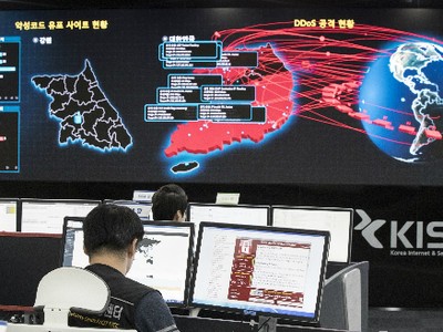 Mỹ cho rằng Triều Tiên đứng sau vụ tấn công mã độc WannaCry. Ảnh: WSJ