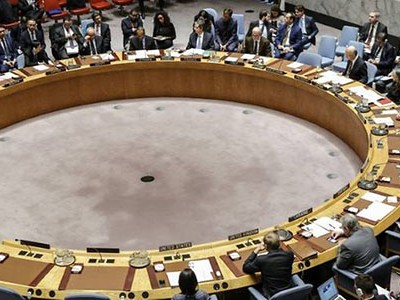 Một phiên họp của Hội đồng Bảo an Liên Hợp Quốc. Ảnh: AFP.