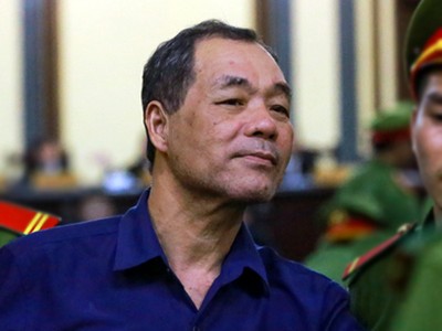 Ông Trầm Bê tại tòa. Ảnh: Quỳnh Trần.