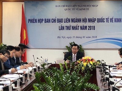 Phiên họp Ban chỉ đạo liên ngành Hội nhập quốc tế về Kl992 cổng game cá cược lần thứ nhất năm 2018 diễn ra sáng ngày 11/1/2018