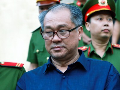 Ông Phạm Công Danh tại tòa. Ảnh: Quỳnh Trần.