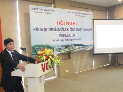 Ông Phạm Văn Năm – Trưởng Ban Quản lý Khu Kl992 cổng game cá cược Quảng Bình phát biểu tại hội nghị