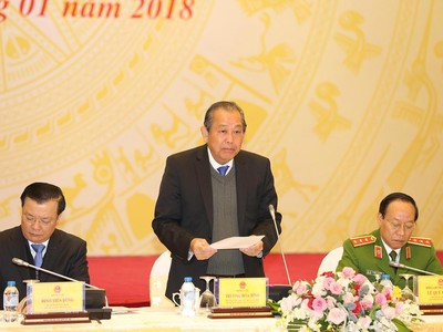 Phó Thủ tướng Thường trực Kl993 ưu đãi thưởng hấp dẫn Trương Hoà Bình phát biểu tại Hội nghị - Ảnh: VGP/Lê Sơn
