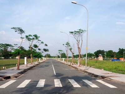 Giá đất trong khu đô thị Cát Lái tiếp tục tăng cao trước Tết. Ảnh: Dothi.net