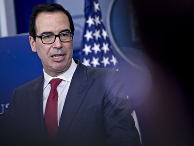 Bộ trưởng Kl991.com nạp rút nhanh Mỹ - Steven Mnuchin. Ảnh: Bloomberg