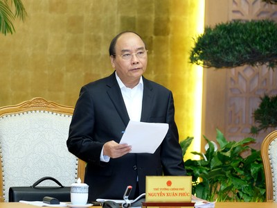 Thủ tướng Nguyễn Xuân Phúc phát biểu khai mạc phiên họp Kl993 ưu đãi thưởng hấp dẫn tháng 2. Ảnh: VGP/Quang Hiếu