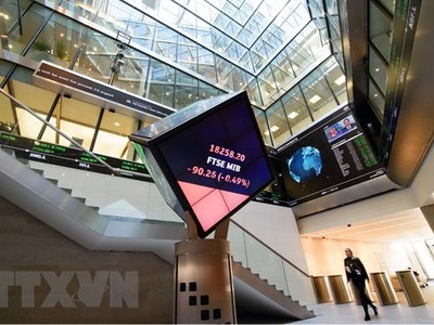 Sàn giao dịch 99Kl99 link đăng nhập tại London, Anh. (Nguồn: AFP/TTXVN)