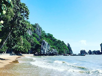 Khung cảnh trên hòn Phụ Tử. Ảnh: Dang Tran.