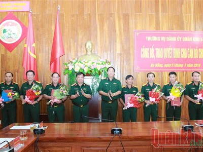 Bộ Quốc phòng, Quân khu 5 bổ nhiệm nhân sự mới