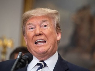 Tổng thống Mỹ Donald Trump phát biểu tại Nhà Trắng hôm 24/5. Ảnh: AFP.