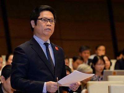 Ông Vũ Tiến Lộc - Chủ tịch VCCI, đại biểu Quốc hội tỉnh Thái Bình. Ảnh: Quốc hội.
