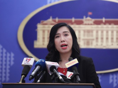 Người phát ngôn Lê Thị Thu Hằng thông tin về việc Nhóm các nước Châu Á - Thái Bình Dương tại Liên Hợp Quốc đã nhất trí đề cử Việt Nam vào vị trí Ủy viên không thường trực Hội đồng Bảo an Liên Hợp Quốc nhiệm kỳ 2020-2021.
