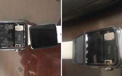 Apple Watch bị lỗi bung máy.