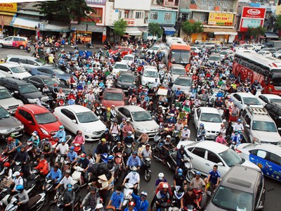Người Việt vẫn mua nhiều xe máy trong nửa đầu 2018. 