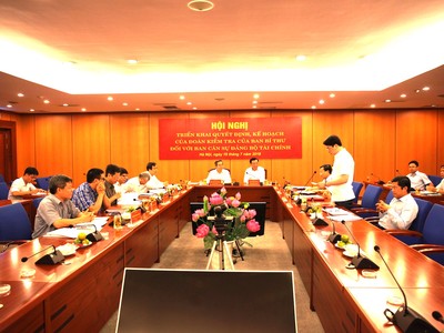 Toàn cảnh buổi làm việc.Ảnh:VGP/Huy Thắng.