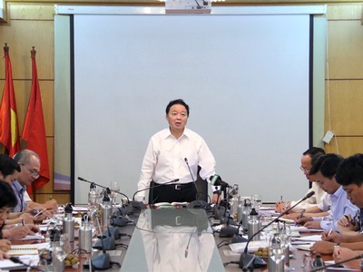 Bộ trưởng Trần Hồng Hà chủ trì cuộc họp với các Bộ, ngành và các Hiệp hội về vấn đề rà soát, điều chỉnh phế liệu Link Vào Nhà Cái KL99 COM Tặng +199k. Ảnh: VGP/Thu Cúc.