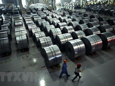 Một nhà máy Kl994 nhà cái bóng đá world cup thép của Trung Quốc ở Hàm Đan, tỉnh Hà Bắc, miền Bắc Trung Quốc. (Nguồn: AFP/TTXVN).
